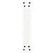 Gambe per tavolo da bar a forma di U 2 pz bianche 40x(90-91) cm in acciaio - Foto miniatura 7