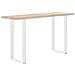 Gambe per tavolo da bar a forma di U 2 pz bianche 40x(90-91) cm in acciaio - Foto miniatura 8