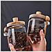 Barattolo In Vetro Borosilicato Con Cucchiaio - Contenitore Ermetico Per Alimenti 500 Ml - Foto miniatura 6