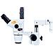 Mikroscopio Stereoscopico Trinoculare Moon Pro Msmp-t-sdms1-6745 - Testa Rotante 360° | Zoom 6.7x-45x | Ideale Per Elettronica E Gioielleria - Foto miniatura 2