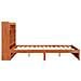 Libreria Struttura Letto con testiera Marrone Cera 200 x 160 cm - Foto miniatura 7