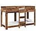 Letto a Castello per Bambini Legno vecchio 75 x 190 cm - Foto miniatura 1