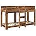 Letto a Castello per Bambini Legno vecchio 75 x 190 cm - Foto miniatura 4
