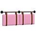Testata appesa Tinta unita Rosa 130 x 55 x 5 cm PU Antico - Foto miniatura 1