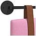 Testata appesa Tinta unita Rosa 130 x 55 x 5 cm PU Antico - Foto miniatura 9