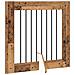 Cancello per cani con supporti 2 pcs Legno antico 80 x 80 cm - Foto miniatura 5
