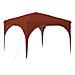 Tenda per feste a pop-up 290 x 290 x 245 cm Terracotta - Foto miniatura 1