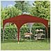 Tenda per feste a pop-up 290 x 290 x 245 cm Terracotta - Foto miniatura 3