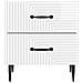 Armadio da Notte 2 pcs Bianco Lucido 43 x 34,5 x 47,5 cm - Foto miniatura 5