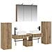 Set di mobili per il bagno 6 pcs Rovere Artigianale - Foto miniatura 1