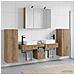Set di mobili per il bagno 6 pcs Rovere Artigianale - Foto miniatura 2