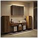 Set di mobili per il bagno 6 pcs Rovere Artigianale - Foto miniatura 4