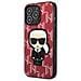 Karl Lagerfeld Klhcp13lpmnikpi Iphone 13 Pro / 13 6,1 Custodia Rossa /rossa Monogram Ikonik Patch - Foto miniatura 4