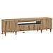 Mobile TV LED ALKMAAR Rovere Artigianale Legno ingegnerizzato - Foto miniatura 1