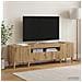 Mobile TV LED ALKMAAR Rovere Artigianale Legno ingegnerizzato - Foto miniatura 2