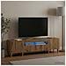 Mobile TV LED ALKMAAR Rovere Artigianale Legno ingegnerizzato - Foto miniatura 4