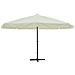 Ombrellone bianco in alluminio 500 cm - Foto miniatura 3