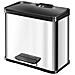Pattumiera A Pedale Oko Duo Plus L 17 L+9 L Acciaio Inox 0630-200 - Foto miniatura 1