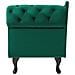 Chaise Longue Destra In Velluto Verde Nimes - Foto miniatura 19