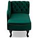 Chaise Longue Destra In Velluto Verde Nimes - Foto miniatura 13