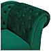 Chaise Longue Destra In Velluto Verde Nimes - Foto miniatura 21