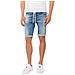 Pantaloni Replay 12 Oz Deep Blue Power Stretch Abbigliamento Uomo 28 - Foto miniatura 1