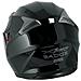 Casco Integrale Moto Scooter Visierino Parasole Touring Nero L - Foto miniatura 5