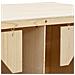 Casetta Cova per Galline 5 Scomparti 117x33x38 cm Legno di Pino - Foto miniatura 2