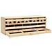 Casetta Cova per Galline 5 Scomparti 117x33x38 cm Legno di Pino - Foto miniatura 5