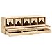 Casetta Cova per Galline 5 Scomparti 117x33x38 cm Legno di Pino - Foto miniatura 6