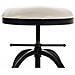 Sgabello Bar Radong Design Industriale In Metallo E Similpelle I Sedia Cucina Imbottita Regolabile 70-90 CM I Sgabello Bancone Rotondo Nero - Foto miniatura 4