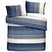 'betley' Classic Wide Stripe Set Copripiumino, Poliestere, Blu, Super-king - Foto miniatura 1