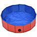 Piscina Per Cani Pieghevole Rossa 80x20 Cm In Pvc - Foto miniatura 4