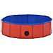 Piscina Per Cani Pieghevole Rossa 80x20 Cm In Pvc - Foto miniatura 5
