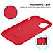 Custodia Compatibile Con Apple Iphone 11 6.1 In Liquid Rosso - Coperchio Protettivo In Silicone Tpu Flessibile - Foto miniatura 9