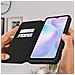 Custodia Per Xiaomi Redmi 9a Copertina Magnetica Portacarte Supporto Nera - Foto miniatura 5