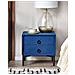 Comodino Con 2 Cassetti In Velluto Blu Sezanne - Foto miniatura 10