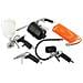 Accessori Compressore 8 Pezzi G-810p (pistola A Spruzzo Di Vernice 600 Ml + Pistola Di Lavaggio 900 Ml + Pistola Di Soffiaggio + Gonfiagomme Con Manometro + Tubo A Spirale + 3 Punte)  - Foto miniatura 1