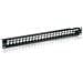 Cat. 6a Keystone Patch Panel, shielded, black, Cat. 6a - Foto miniatura 1