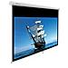 Schermo Proiezione ""insman"" Con Bordi Manuale A Molla, Con Telo ""hd Canvas"" Bianco Ottico Con Retro Nero 200x114cm 91"" 16:9 - Foto miniatura 1