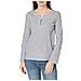 Henley Striped 1024036 T-shirt, 26053 - Offwhite Navy Small, Xs Donna - Foto miniatura 1