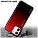 Custodia Compatibile Con Apple Iphone 12 Mini In Rosso - Nero - Coperchio Protettivo Bicolore In Vetro Temperato E Silicone Tpu - Foto miniatura 4