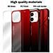 Custodia Compatibile Con Apple Iphone 12 Mini In Rosso - Nero - Coperchio Protettivo Bicolore In Vetro Temperato E Silicone Tpu - Foto miniatura 7