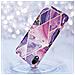 Custodia Compatibile Con Apple Iphone Xr In Marmo Viola Onda No. 14 - Coperchio Protettivo In Silicone Tpu Con Motivo A Mosaico - Foto miniatura 4