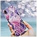 Custodia Compatibile Con Apple Iphone Xr In Marmo Viola Onda No. 14 - Coperchio Protettivo In Silicone Tpu Con Motivo A Mosaico - Foto miniatura 8