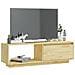 Mobile Porta TV 110x30x33,5 cm in Legno Massello di Pino - Foto miniatura 8