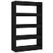 Libreria /Divisorio Nero 80x30x135 cm in Truciolato - Foto miniatura 2