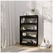 Libreria /Divisorio Nero 80x30x135 cm in Truciolato - Foto miniatura 3