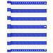 Paravento Da Balcone Blu E Bianco 75x500 Cm In Hdpe - Foto miniatura 1