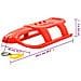 Slittino Per Bambini Rosso 102,5x40x23 Cm In Polipropilene - Foto miniatura 3